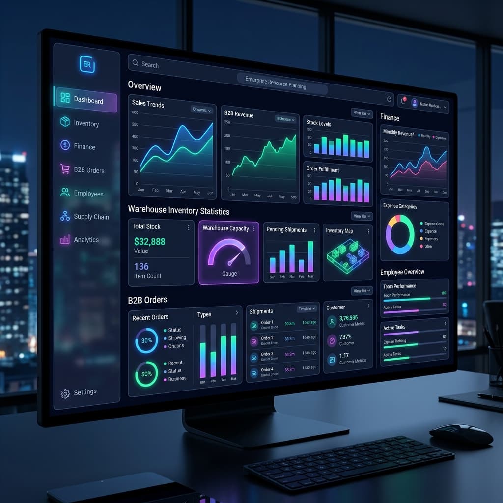 Axis ERP Dashboard